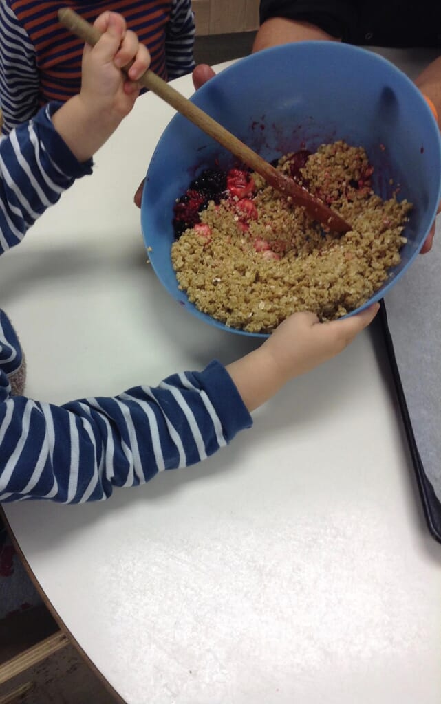 Cooking meals at nursery in Iver