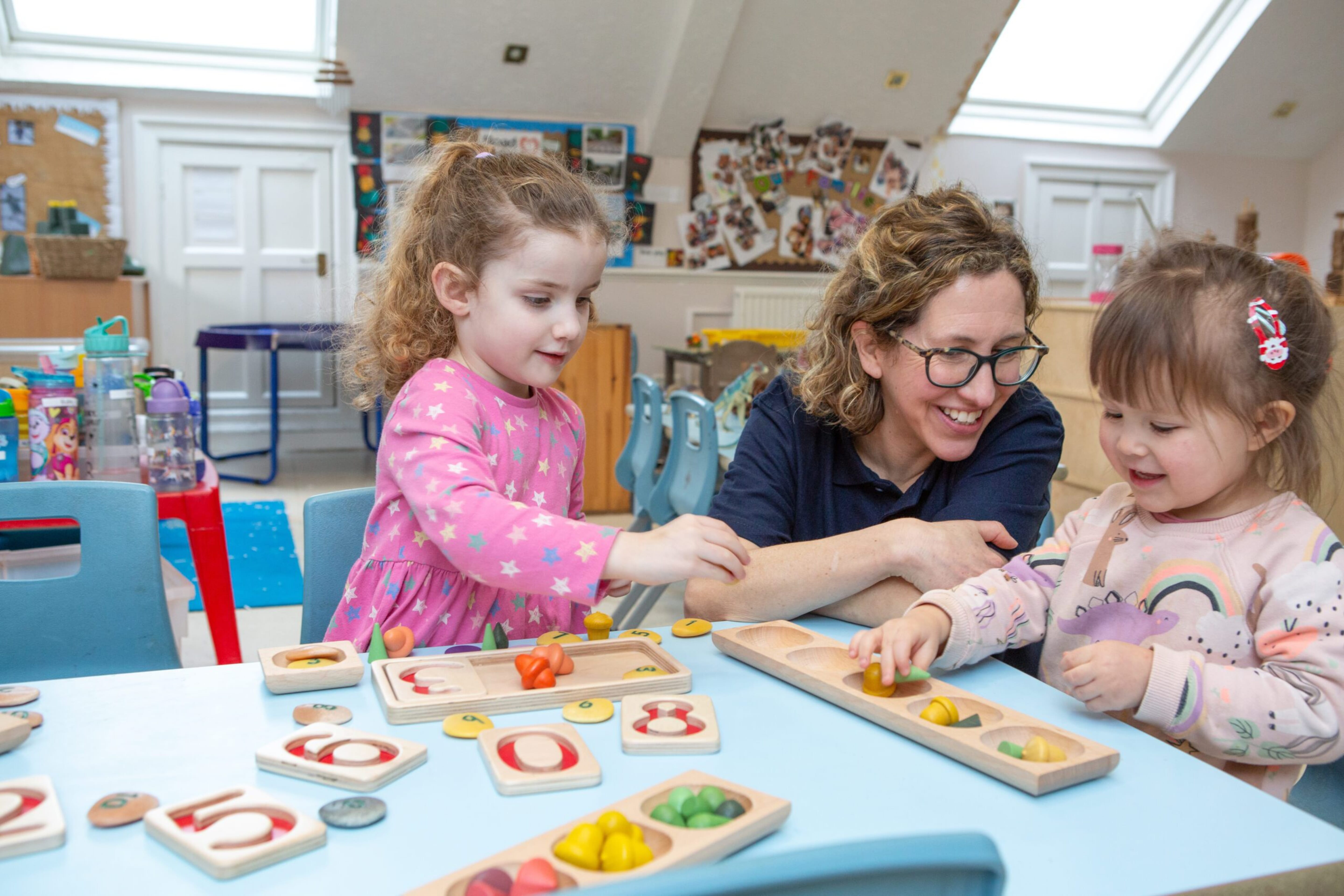 Children with a Nursery Practitioner