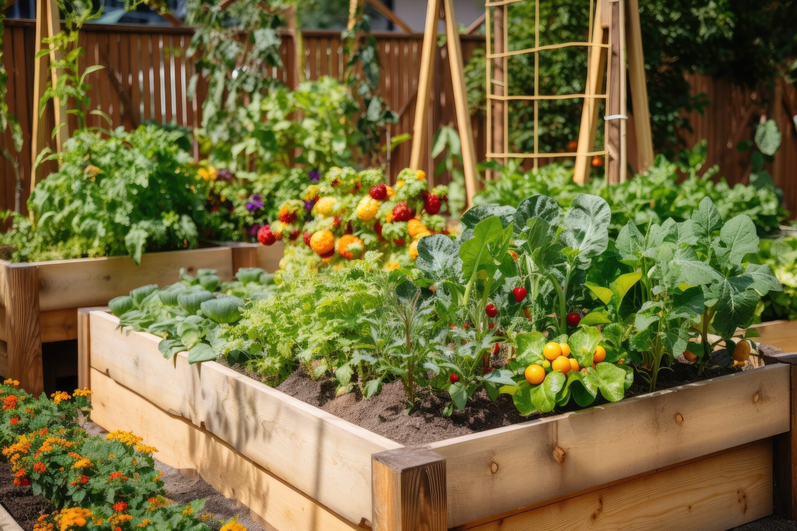 Organic Food Growing Area