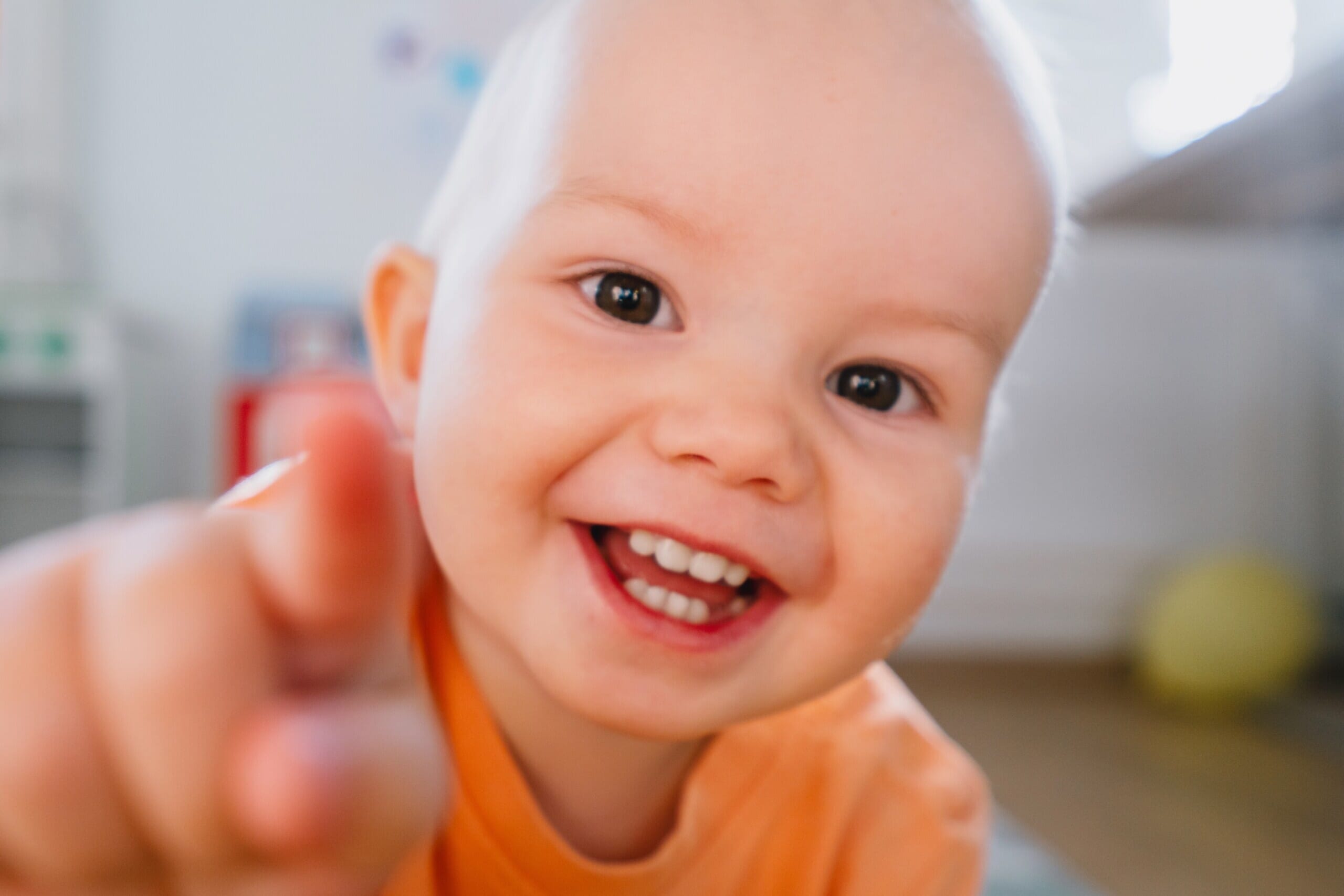 Baby pointing